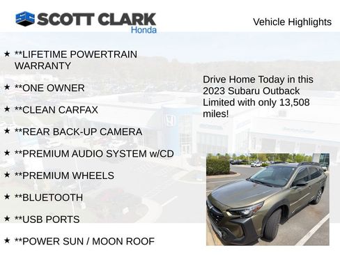 Used 2023 Subaru Outback Limited image 4