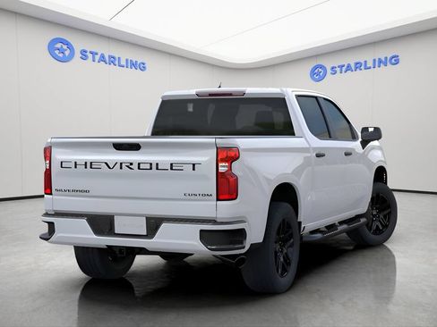 New 2026 Chevrolet Silverado 1500 Custom w/ Turbomax Blackout Package RWD image 5
