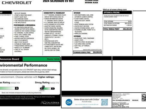 Used 2024 Chevrolet Silverado EV RST image 41