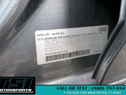 Used 2014 Audi A4 2.0T Premium Plus w/ Premium Plus Package AWD/4WD image 3