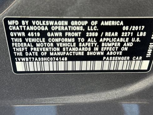 Used 2017 Volkswagen Passat 1.8T SE w/ SE Lighting Package image 21