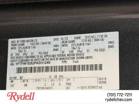 Used 2023 Ford F150 Lariat AWD/4WD image 22