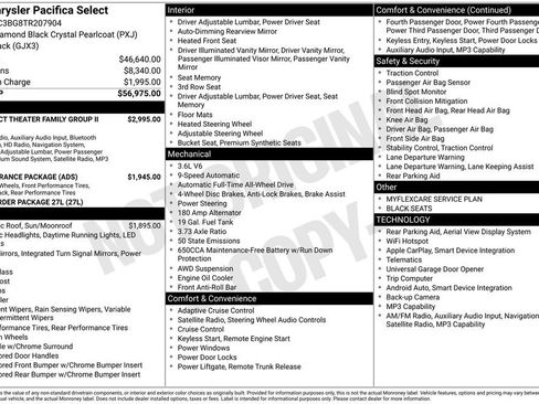 New 2026 Chrysler Pacifica Select image 6