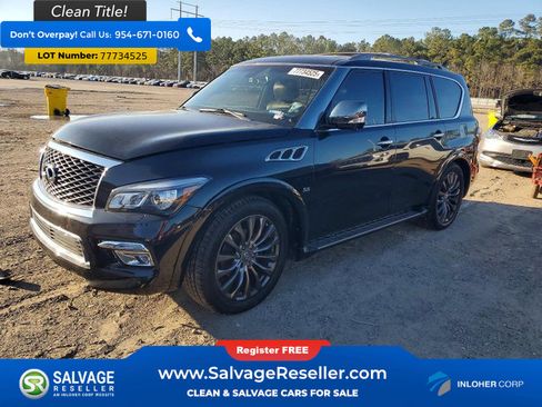 Used 2015 INFINITI QX80 4WD w/ Limited Package image 1
