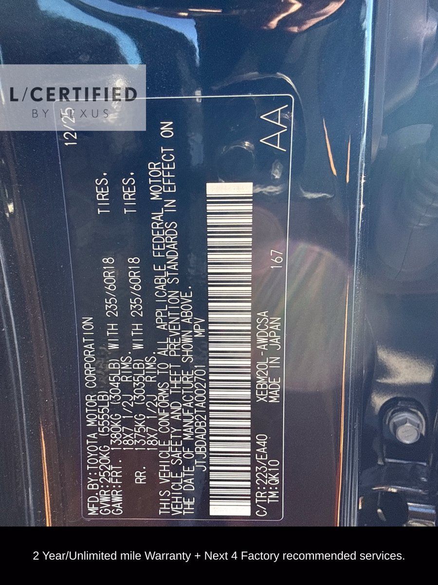 Used 2026 Lexus RZ 350e 2WD w/ Convenience Package image 19