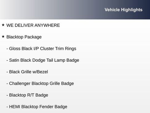 Used 2020 Dodge Challenger R/T w/ Blacktop Package image 8