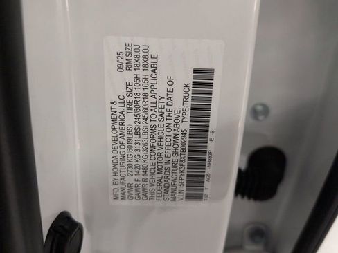 New 2026 Honda Ridgeline Black Edition image 36