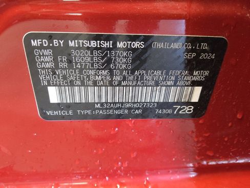 Used 2024 Mitsubishi Mirage LE image 33