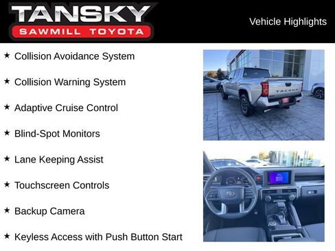 New 2025 Toyota Tacoma TRD Sport image 9