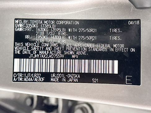 Used 2018 Lexus LX 570 4WD w/ Luxury Package image 42