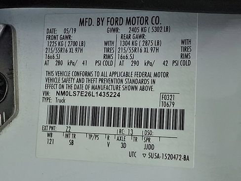 Used 2020 Ford Transit Connect XL FWD image 27