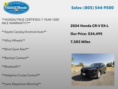 Certified 2024 Honda CR-V EX-L image 5