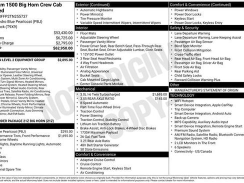 Used 2026 RAM 1500 Big Horn AWD/4WD image 13