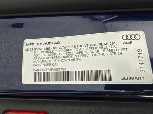 Used 2023 Audi A5 2.0T Premium Plus w/ Premium Plus AWD/4WD image 54