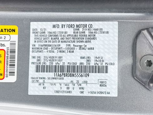 Used 2021 Ford Mustang Mach 1 w/ Equipment Group 700A RWD image 41