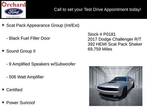 Used 2017 Dodge Challenger R/T Scat Pack RWD image 13