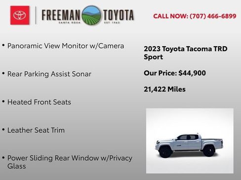 Used 2023 Toyota Tacoma TRD Sport w/ TRD Premium Sport Package AWD/4WD image 13