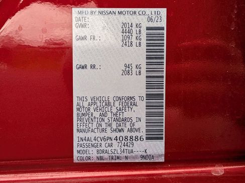 Used 2023 Nissan Altima 2.0 SR FWD image 27