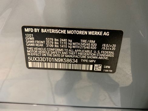 Used 2022 BMW X4 xDrive30i w/ M Sport Package 2 AWD/4WD image 68