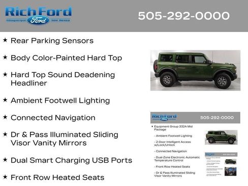 Certified 2025 Ford Bronco Badlands AWD/4WD image 84