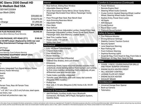 Used 2019 GMC Sierra 2500 Denali w/ Duramax Plus Package image 26