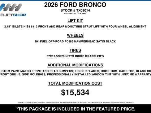 Used 2026 Ford Bronco Outer Banks image 2
