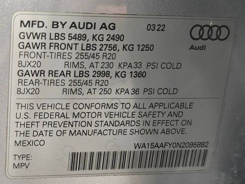 Used 2022 Audi Q5 2.0T Premium Plus w/ Premium Plus Package AWD/4WD image 70