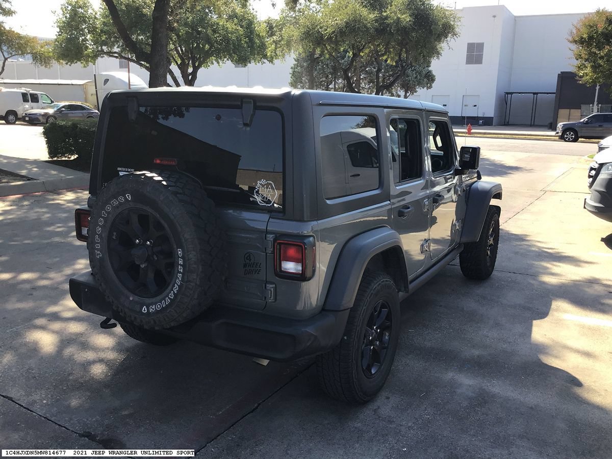 Used 2021 Jeep Wrangler Unlimited Sport AWD/4WD image 6