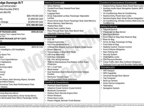 Used 2023 Dodge Durango R/T w/ Blacktop Package AWD/4WD image 13