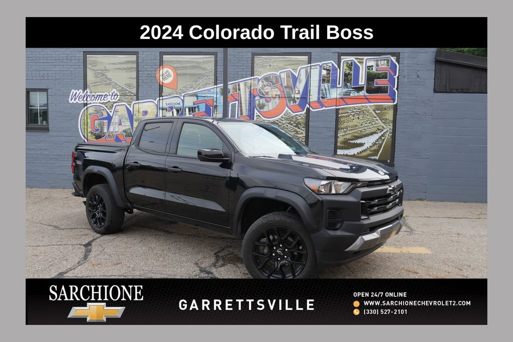 Used 2024 Chevrolet Colorado Trail Boss w/ LPO, Dark Essentials Package AWD/4WD image 1