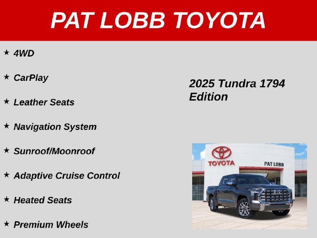 Used 2025 Toyota Tundra 1794 Edition AWD/4WD image 39