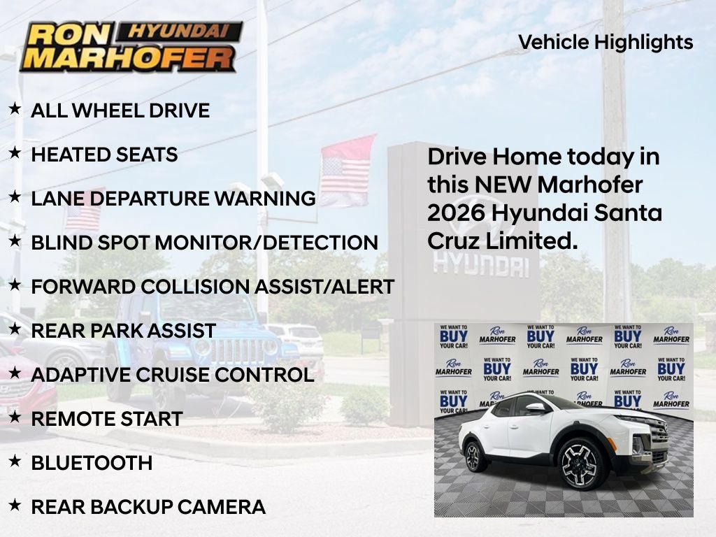 New 2026 Hyundai Santa Cruz Limited AWD/4WD image 15