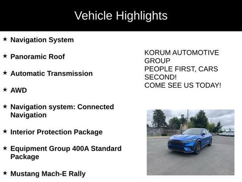 New 2025 Ford Mustang Mach-E GT w/ Interior Protection Package image 4