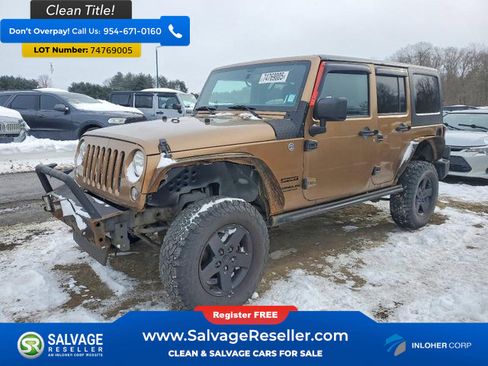 Used 2015 Jeep Wrangler Unlimited Sport w/ Quick Order Package 24S image 1