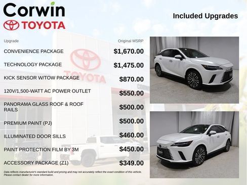 Used 2026 Lexus RX 350 w/ Convenience Package AWD/4WD image 4