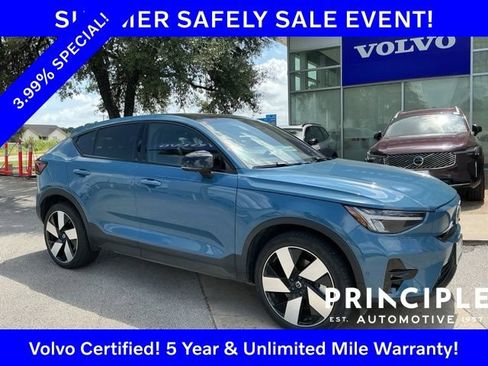Certified 2023 Volvo C40 P8 Recharge Plus w/ Climate Package AWD/4WD image 1