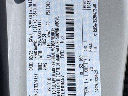 New 2026 Ford Ranger Lariat w/ FX4 Off-Road Package image 13