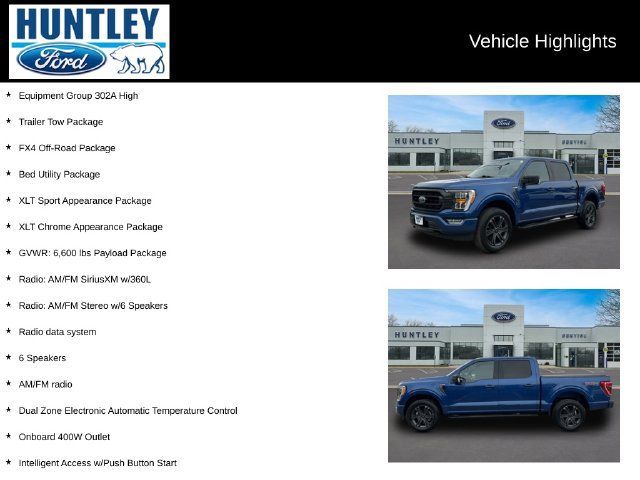 Used 2023 Ford F150 XLT w/ Equipment Group 302A High AWD/4WD image 2