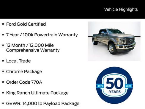 Certified 2022 Ford F450 King Ranch w/ King Ranch Ultimate Package AWD/4WD image 6