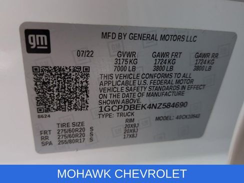 Used 2022 Chevrolet Silverado 1500 Custom AWD/4WD image 34