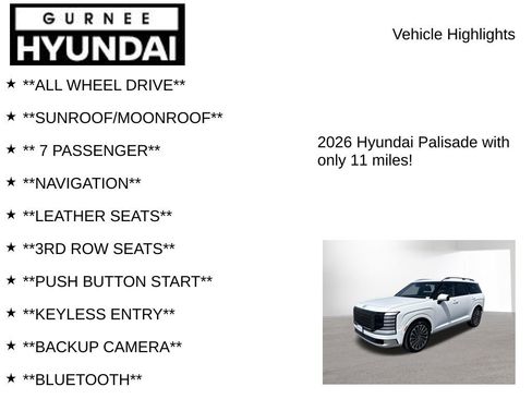 New 2026 Hyundai Palisade Calligraphy image 8