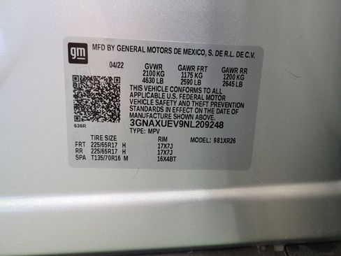 Used 2022 Chevrolet Equinox LT image 33