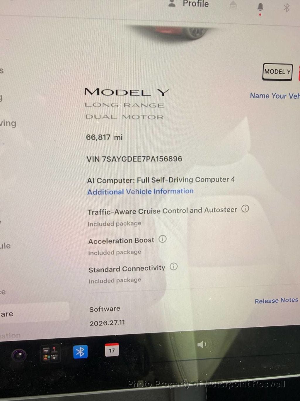 Used 2023 Tesla Model Y Long Range AWD/4WD image 3