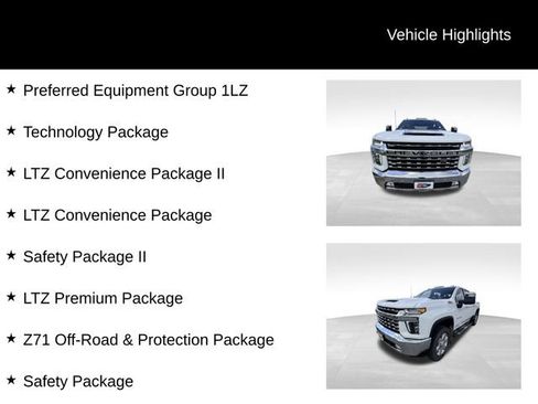 Used 2021 Chevrolet Silverado 2500 LTZ w/ LTZ Premium Package AWD/4WD image 13