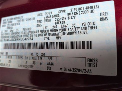 Used 2019 Lincoln MKC Select w/ Select Plus Package image 25