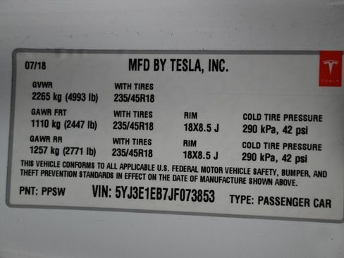 Used 2018 Tesla Model 3 Long Range image 42