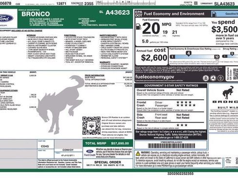 New 2025 Ford Bronco Outer Banks AWD/4WD image 24