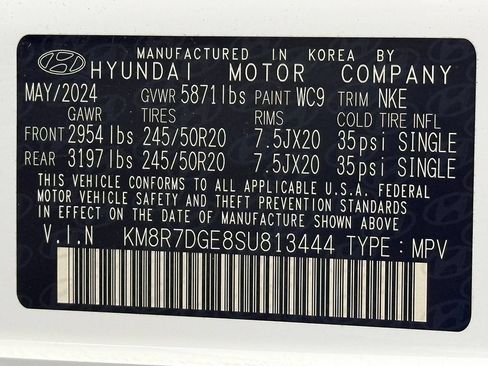 Certified 2025 Hyundai Palisade Calligraphy AWD/4WD image 57