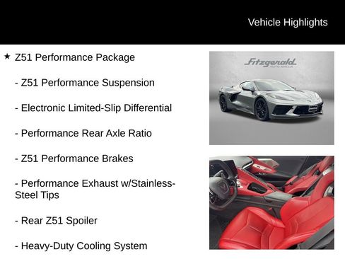 Used 2023 Chevrolet Corvette Stingray w/ Z51 Performance Package image 9