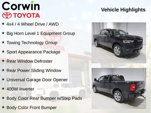 Used 2025 RAM 1500 Big Horn AWD/4WD image 11